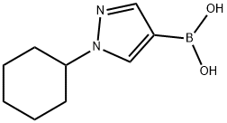 1-(Cyclohexyl)-1H-pyrazole-4-boronic acid Struktur