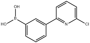 3-(6-Chloropyridin-2-yl)phenylboronic acid Struktur