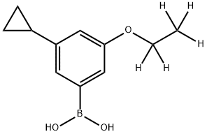 3-Cyclopropyl-5-(ethoxy-d5)-phenylboronic acid Structure