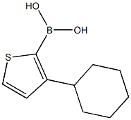 3-(Cyclohexyl)thiophene-2-boronic acid Structure