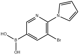 5-Bromo-6-(1H-pyrrol-1-yl)pyridine-3-boronic acid|5-Bromo-6-(1H-pyrrol-1-yl)pyridine-3-boronic acid
