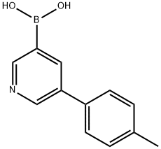 5-(4-Tolyl)pyridine-3-boronic acid Structure