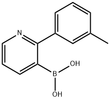 2-(3-Tolyl)pyridine-3-boronic acid Structure