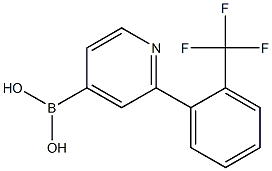 2-(2-Trifluoromethylphenyl)pyridine-4-boronic acid Struktur