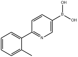 2-(2-Tolyl)pyridine-5-boronic acid Struktur