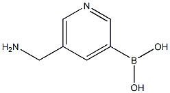 [5-(AMINOMETHYL)PYRIDIN-3-YL]BORONIC ACID Structure