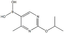 4-Methyl-2-(iso-propoxy)pyrimidine-5-boronic acid Structure