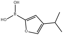 4-(iso-Propyl)furan-2-boronic acid Struktur