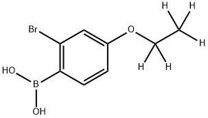 2-Bromo-4-(ethoxy-d5)-phenylboronic acid Structure