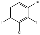 1-Bromo-3-chloro-4-fluoro-2-iodobenzene Struktur