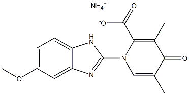 ammonium 1-(5-methoxy-1H-benzo[d]imidazol-2-yl)-3,5-dimethyl-4-oxo-1,4-dihydropyridine-2-carboxylate|埃索美拉唑杂质H431