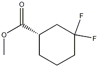 methyl (1S)-3,3-difluorocyclohexane-1-carboxylate,2227197-42-2,结构式