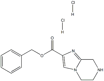 benzyl 5H,6H,7H,8H-imidazo[1,2-a]pyrazine-2-carboxylate dihydrochloride Structure