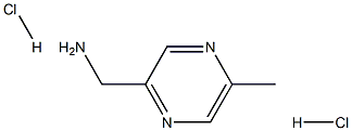 1-(5-methylpyrazin-2-yl)methanamine dihydrochloride, 2227206-03-1, 结构式