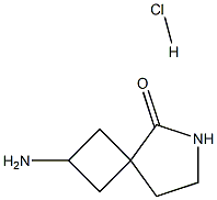 2-amino-6-azaspiro[3.4]octan-5-one hydrochloride, 2227206-09-7, 结构式