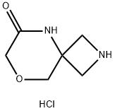 8-oxa-2,5-diazaspiro[3.5]nonan-6-one hydrochloride Struktur