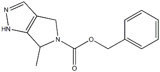 Benzyl 6-methyl-4,6-dihydropyrrolo[3,4-c]pyrazole-5(1H)-carboxylate Struktur