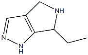 6-Ethyl-1,4,5,6-tetrahydropyrrolo[3,4-c]pyrazole Structure