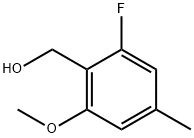 (2-Fluoro-6-methoxy-4-methylphenyl)methanol Structure