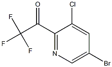 1-(5-溴-3-氯吡啶-2-基)-2,2,2-三氟乙酮,2231673-26-8,结构式