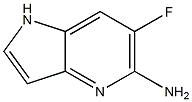 6-fluoro-1H-pyrrolo[3,2-b]pyridin-5-amine Struktur