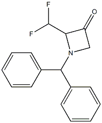 2-(difluoromethyl)-1-(diphenylmethyl)azetidin-3-one|