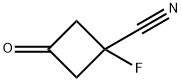 1-fluoro-3-oxocyclobutane-1-carbonitrile,2231677-14-6,结构式