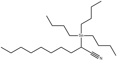 2-(tributylstannyl)decanenitrile Structure