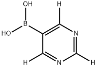 (pyrimidin-5-yl-d3)boronic acid,2241865-83-6,结构式