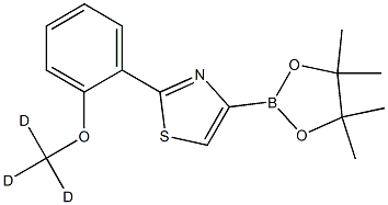 2-(2-(methoxy-d3)phenyl)-4-(4,4,5,5-tetramethyl-1,3,2-dioxaborolan-2-yl)thiazole Structure