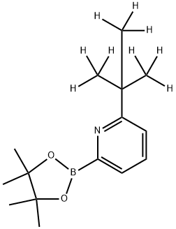 2241870-15-3 2-(2-(methyl-d3)propan-2-yl-1,1,1,3,3,3-d6)-6-(4,4,5,5-tetramethyl-1,3,2-dioxaborolan-2-yl)pyridine