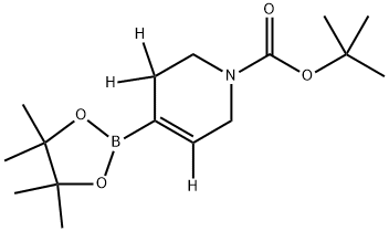 tert-butyl 4-(4,4,5,5-tetramethyl-1,3,2-dioxaborolan-2-yl)-3,6-dihydropyridine-1(2H)-carboxylate-3,3,5-d3 Structure