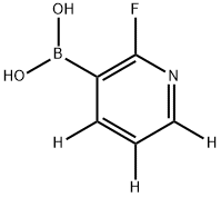 (2-fluoropyridin-3-yl-4,5,6-d3)boronic acid,2241870-41-5,结构式