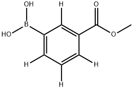 (3-(methoxycarbonyl)phenyl-2,4,5,6-d4)boronic acid,2241870-74-4,结构式