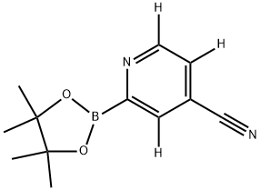 2-(4,4,5,5-tetramethyl-1,3,2-dioxaborolan-2-yl)isonicotinonitrile-3,5,6-d3|