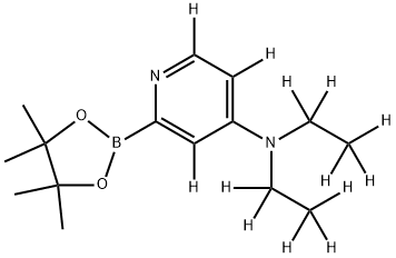 N,N-bis(ethyl-d5)-2-(4,4,5,5-tetramethyl-1,3,2-dioxaborolan-2-yl)pyridin-4-amine-3,5,6-d3|