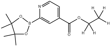 ethyl-d5 2-(4,4,5,5-tetramethyl-1,3,2-dioxaborolan-2-yl)isonicotinate Structure