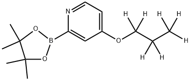 4-(propoxy-d7)-2-(4,4,5,5-tetramethyl-1,3,2-dioxaborolan-2-yl)pyridine Structure