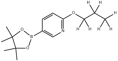 2-(propoxy-d7)-5-(4,4,5,5-tetramethyl-1,3,2-dioxaborolan-2-yl)pyridine Structure