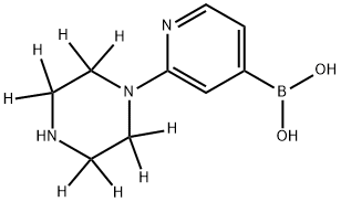 2241875-83-0 (2-(piperazin-1-yl-2,2,3,3,5,5,6,6-d8)pyridin-4-yl)boronic acid