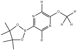 2241876-65-1 2-(methoxy-d3)-5-(4,4,5,5-tetramethyl-1,3,2-dioxaborolan-2-yl)pyrazine-3,6-d2