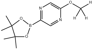 2-(methoxy-d3)-5-(4,4,5,5-tetramethyl-1,3,2-dioxaborolan-2-yl)pyrazine Structure