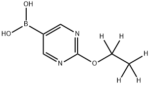 (2-(ethoxy-d5)pyrimidin-5-yl)boronic acid 化学構造式