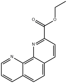 ethyl 1,10-phenanthroline-2-carboxylate 结构式