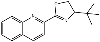 Quinoline, 2-[4-(1,1-dimethylethyl)-4,5-dihydro-2-oxazolyl]- 化学構造式