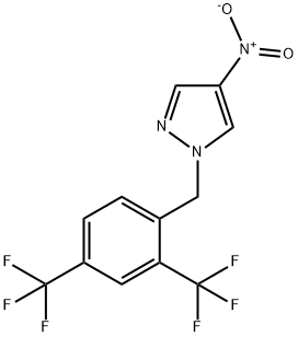 1-(2,4-bis(trifluoromethyl)benzyl)-4-nitro-1H-pyrazole,2247849-65-4,结构式