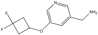 (5-(3,3-difluorocyclobutoxy)pyridin-3-yl)methanamine,2250241-80-4,结构式