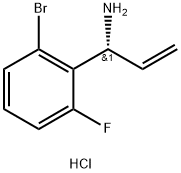 (1R)-1-(2-BROMO-6-FLUOROPHENYL)PROP-2-EN-1-AMINE HYDROCHLORIDE Structure