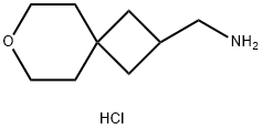(7-oxaspiro[3.5]nonan-2-yl)methanamine hydrochloride Struktur