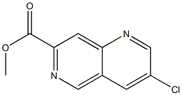 methyl 3-chloro-1,6-naphthyridine-7-carboxylate,2250243-68-4,结构式